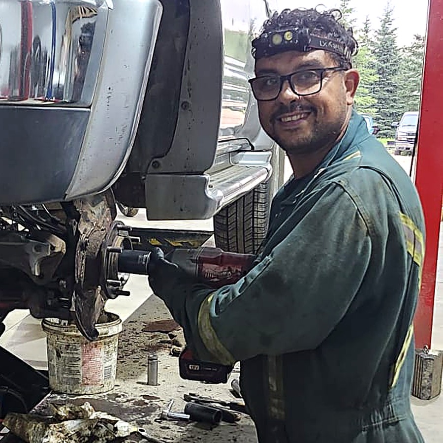 Portrait of Missarat Amine, 2nd Year Automotive Apprentice