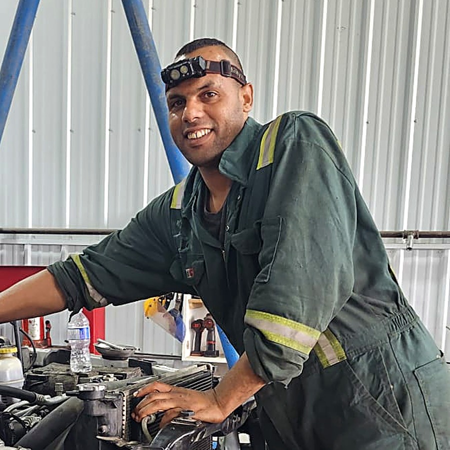 Portrait of Senior Automotive Technician at H2 Mechanic Corp